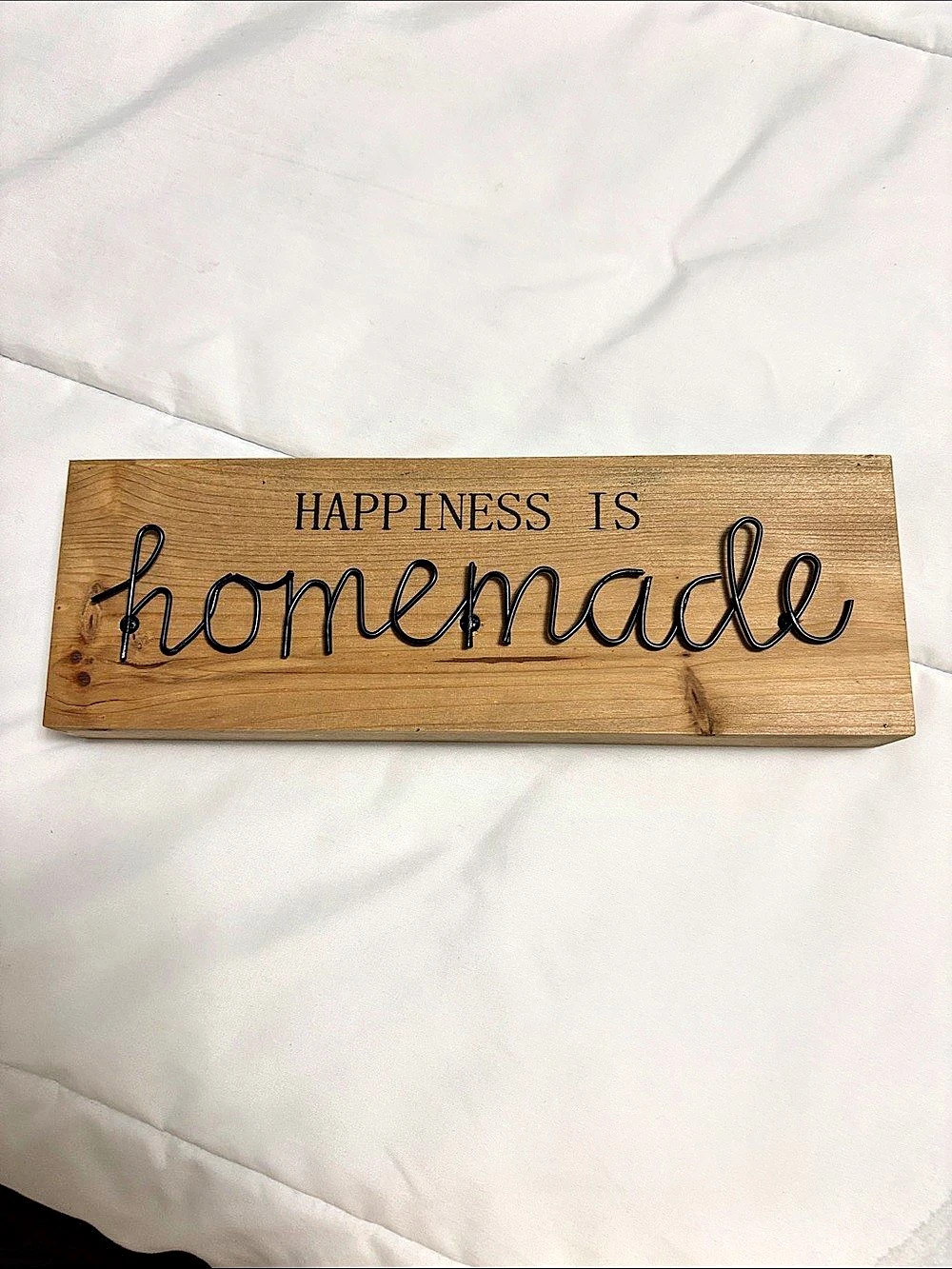 Better Homes & Gardens Happiness is Homemade Wood Sign